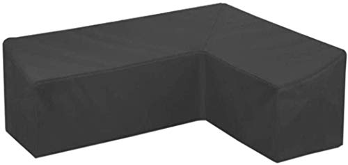 300x300x87x80cm Fodere per mobili da giardino impermeabili, copertura per mobili da giardino rettangolare, telone di protezione, resistente alla polvere e agli agenti atmosferici UV, dispositivo per