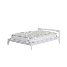Elegant Topper Imbottito e Trapuntato Sottoposto al Trattamento Aloe Vera, Bianco, Una Piazza e Mezza, 120x195 cm