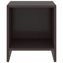 vidaXL Comodino Marrone Scuro 35x30x40 cm in Legno Massello di Pino