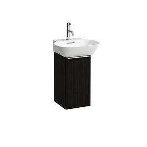 Laufen Base di Scorrimento per mobiletto lavabo Ino 815301, 1 Anta, Cerniera a Destra, Listello Maniglia in Alluminio anodizzato, colorazione: Olmo Scuro - H4030121102631