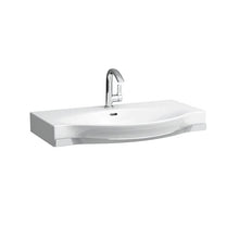 Lavabo Running Palace, 1 Foro per Rubinetto, con sfioratore, con portasciugamani, 900x510, Bianco - H8127020001041