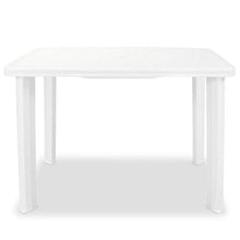 Greemotion 431020 Tavolo Faretto Ovale Giardino Esterno in Plastica, Bianco, 101x68x72 cm