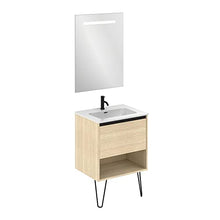 Amizuva Yoko Mobile da bagno, in legno, 60 cm, 3 pezzi