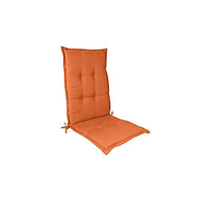 GEFUHONG - Cuscino per sedia a sdraio da giardino, morbido, resistente e confortevole, per esterni, per sedie a sdraio, sedie da giardino, sedie a sdraio (grigio) (arancione)