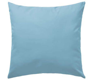 2 cuscini decorativi per divano, in poliestere, 60 x 60 cm, colore azzurro
