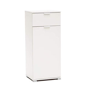 Armadietto mobiletto assemblato per bagno camera da letto (Bianco, 45 x 38 x 103 h)