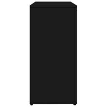 XHCP Credenza, Comodino, Comodino, cassettiera per la casa Soggiorno Camera da Letto Bianco Lucido 80x36x75 cm truciolare