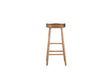 Amazon Brand, Sgabello, 39,8 x 34,8 x 81 cm, legno di quercia selvatica oliato, naturale