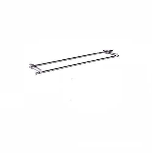 MBYW Portasciugamani Moderno Minimalista Portasciugamani Elegante per Il Bagno di Moda Portasciugamani Doppio, tondino Tondo Piccolo in Acciaio Inox 304, portasciugamani