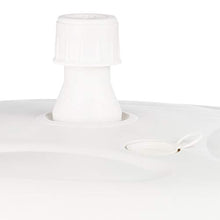 Relaxdays 10020905 Base per Ombrellone in Plastica, Riempibile con Acqua, Sabbia, Pali di 25-32 mm, 43 x 43 cm, Grigio, 43x43x15 cm