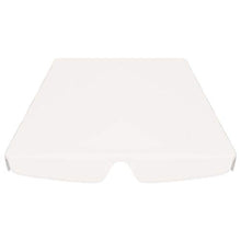 Tidyard Baldacchino di Ricambio per Dondolo da Giardino 226x186 cm Crema/Giallo/Arancione/Rosso Vino/Marrone/Bianco,Tetto per Dondolo da Giardino per Esterno