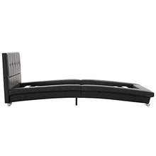 SKM Giroletto Nero in Similpelle 200x90 cm