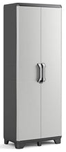 Keter Gear Armadio alto con 4 Ripiani Regolabili, Grigio, 68 x 39 x 182 cm