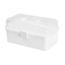 Cabilock Contenitore di plastica per medicinali Contenitore di plastica Contenitore per contenitori Multistrato Scatola di immagazzinaggio per Uso Domestico Medicina Dimensioni Petto s (Bianco)