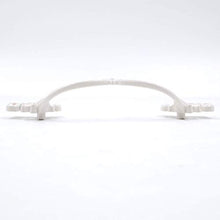 Confezione da 4 cassetti provinciali francesi bianchi avorio, 10 cm fori centri, stile vintage shabby chic per comodino credenza, PW1619W102