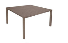 Cosma Tavolo Bilbao 150X100/150 Taupe - Estensibile | Tavolo da Interno O Esterno in Alluminio