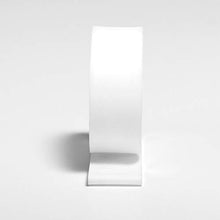 com-four® Staffe per tovaglia 16x in plastica infrangibile in Bianco, Peso per tovaglia, Supporto per tovaglie Made in Germany (16 Pezzi)