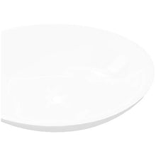 Lavandino in ceramica, piano ovale, superficie lucida, diametro foro di scarico: 4,5 cm, mobili da bagno 400 x 330 x 135 mm