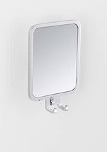 WENKO Specchio antiappannamento in acciaio inox Premium Plus, Acciaio inossidabile, 13.5 x 20.5 x 6.5 cm, Lucido