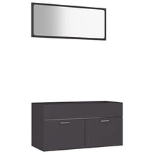 vidaXL Set Mobili da Bagno 2 pz Rovere Sonoma in Truciolato