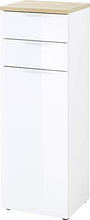 GERMANIA DIE MÖBELMACHER GW-Pescara 2753-513 Armadio, Bianco/Imitazione Rovere Navarra, (L/H/P), 39 x 112 x 34 cm