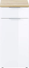 GERMANIA DIE MÖBELMACHER GW-Pescara 2751-513 Armadietto Basso, Bianco/Imitazione Rovere Navarra, (L/H/P), 39 x 86 x 34 cm