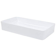 Mobile da bagno rettangolare in ceramica bianca con lavabo ad alte prestazioni per uso domestico
