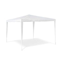 Relaxdays Gazebo/Tenda per Esterni, Quadrata, Bianco, 300x300x250 cm