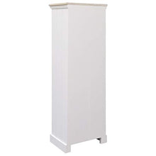 vidaXL Set Arredi da Bagno 5 pz Robusti Resistenti Stabili Eleganti Armadietti Specchio Mobile Pensile in Legno Massello Bianco