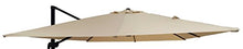 MICHELE SOGARI Telo Ricambio per ombrellone 3x3 a Base decentrata - Colore Beige