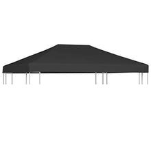 vidaXL Copertura Superiore per Gazebo Tessuto 310 g/m² Grigio Tetto Tendone