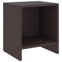 vidaXL Comodini 2 pz Marrone Scuro 35x30x40 cm in Pino Massello