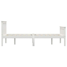 FAMIROSA Giroletto con 2 Cassetti Bianco in Massello di Pino 140x200 cm-0426