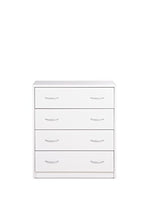 13Casa - Manila D1 - Cassettiera. Dim: 74x45x85 h cm. Col: Bianco. Mat: Nobilitato.