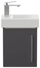 emotion ICONXS38CMLINKS000104DE - Lavabo con mobiletto, in Legno, 38 x 41 x 28 cm, Colore: Antracite Lucido