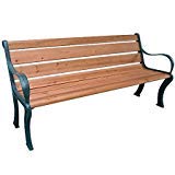 PEBSHOP Panchina Struttura in ghisa Verniciata (Junior 126x56xH77 cm.)