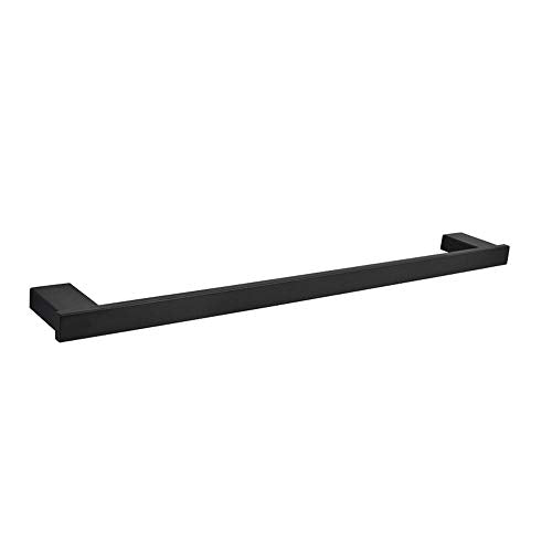 POSD Portasciugamano Acciaio Inossidabile casa Bagno portasciugamani Bagno portasciugamani Nero Domestico (Color : Black, Size : One Size)