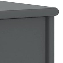 vidaXL Comodini 2 pz Grigio Scuro 35x30x40 cm in Pino Massello