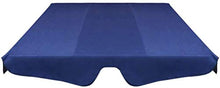 EBTOOLS Tetto di Ricambio,Copertura di Ricambio Universale per Dondolo a 3 posti,Tetto del Dondolo da Giardino Ricambio Ricambi tettuccio Tetto Dondolo Copertura, 226 x 186 cm, Blu