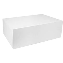 Zerone Cassettiera Basso da Letto,Comodino alla Moda con Cassetti in MDF+Legno di Pino Cassettiera Camera da Letto Sospeso con Carica 25 kg Bianca 30x46x15 cm