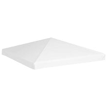 vidaXL Gazebo impermeabile per feste, tenda da giardino, copertura di ricambio per tetto, telo di ricambio per tetto da 270 g/m², 3 x 3 m, colore bianco
