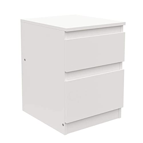 Ikea Kullen – Cassettiera a 2 cassetti, 35 x 49 cm, Colore Bianco
