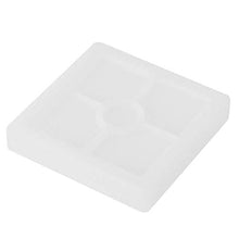 Rockyin Tazza di tè del Silicone sottobicchiere Muffa DIY Flessibile Bowl Mat Photo Frame Mould (Piazza)