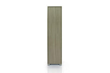 Dmora Armadio 1 Anta, Legno Scuro, 43 x 29 x 190 cm
