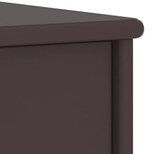 vidaXL Comodini 2 pz Marrone Scuro 35x30x40 cm in Pino Massello
