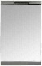 House & Homestyle Armadio a Specchio, Legno ingegnerizzato, Grigio, H 50cm x W 32cm x D 14cm