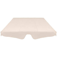 E E-NICES Baldacchino di Ricambio per Dondolo da Giardino Beige 226x186cm