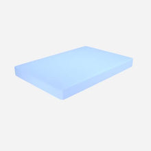 Materasso 120x190 cm Una Piazza e Mezza altezza 14 cm, in WaterFoam, tessuto AloeVera, indeformabile, anallergico ed antiacaro, rigidità media. Modello: Plus H14