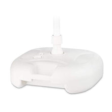 Relaxdays 10020905 Base per Ombrellone in Plastica, Riempibile con Acqua, Sabbia, Pali di 25-32 mm, 43 x 43 cm, Grigio, 43x43x15 cm