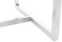 CLP Sgabello Poggiapiedi Barci In Similpelle I Panchetto Capitonné imbottito I Poggiapiedi Da Salotto Elegante Alt. 48 CM, Colore:bianco